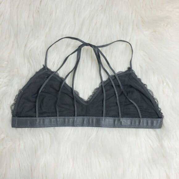 Pewter Strappy Back Detail Bralette - Picture 8 of 8